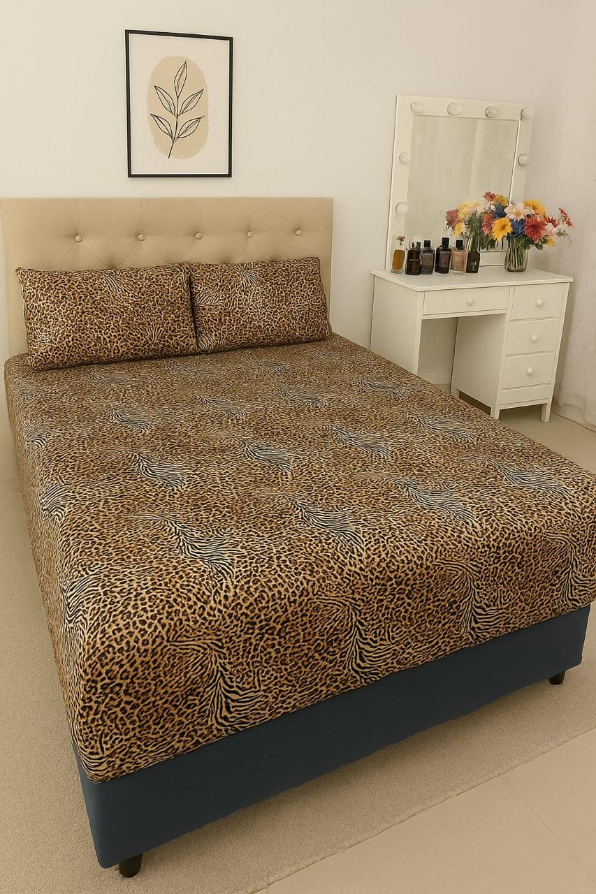 Luvas casal suede com fronhas