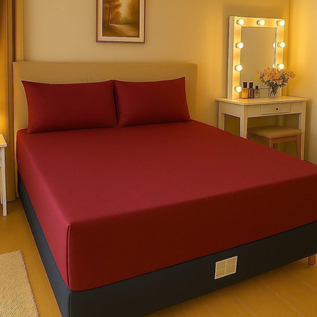 Luvas casal suede com fronhas