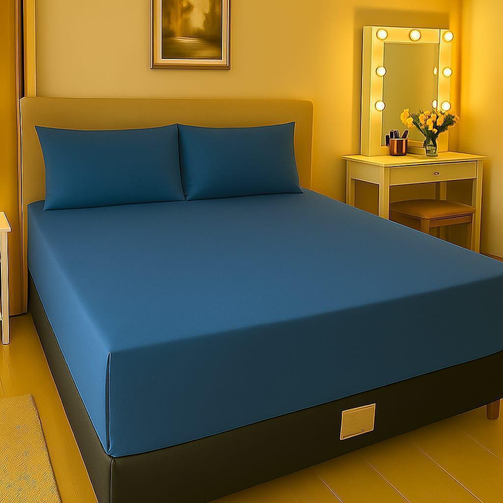 Luvas casal suede com fronhas