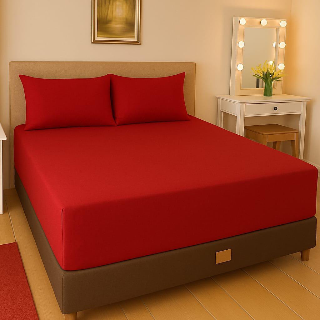 Luvas casal suede com fronhas